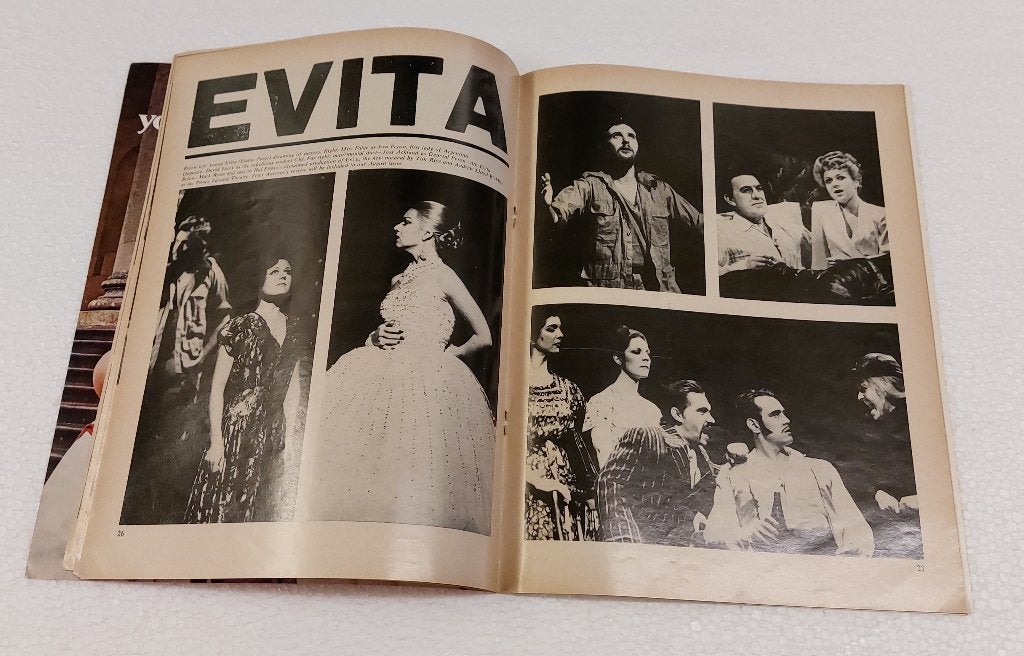 Evita Elaine Page David Essex MAGAZINE Plays & Players 1978, Gebruikt, Verzenden, NvT, Plays and Players