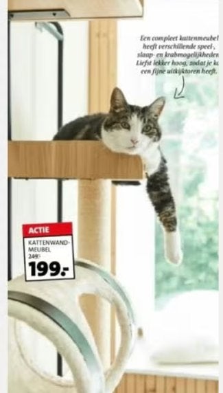 TOPPER ONDER DE KRABMEUBELS NWPR €199 NU €85 NIEUWSTAAT, Ophalen, Zo goed als nieuw, Krabpaal