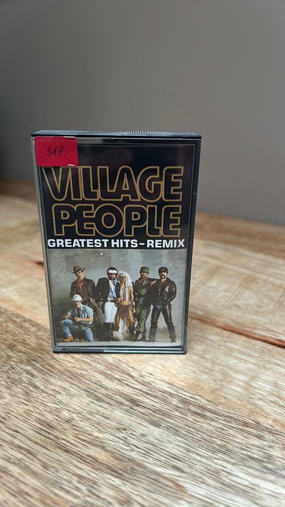 Village People - Greatest Hits - Remix Cassette, Cd's en Dvd's, Cassettebandjes, Gebruikt, 1 bandje, Ophalen of Verzenden, Origineel