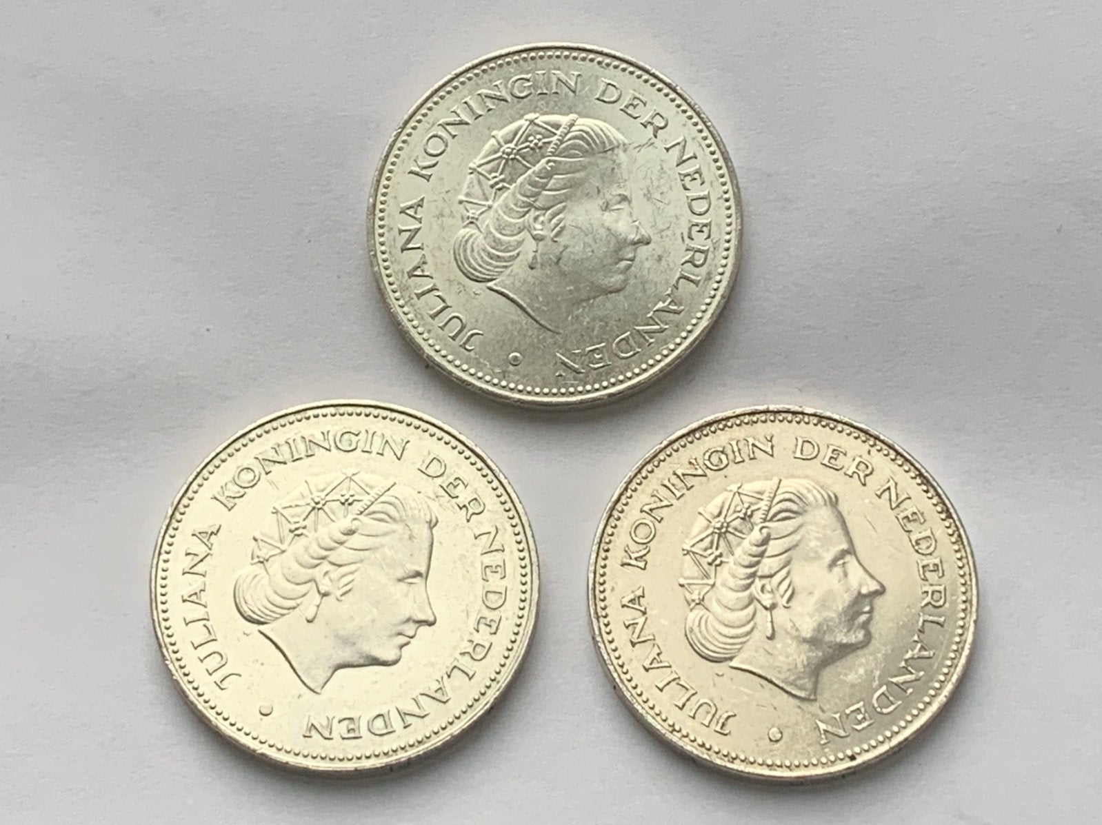 3 zilveren tientjes juliana/wilhelmina 1945-1970, Postzegels en Munten, Munten | Nederland, Ophalen of Verzenden, Koningin Juliana