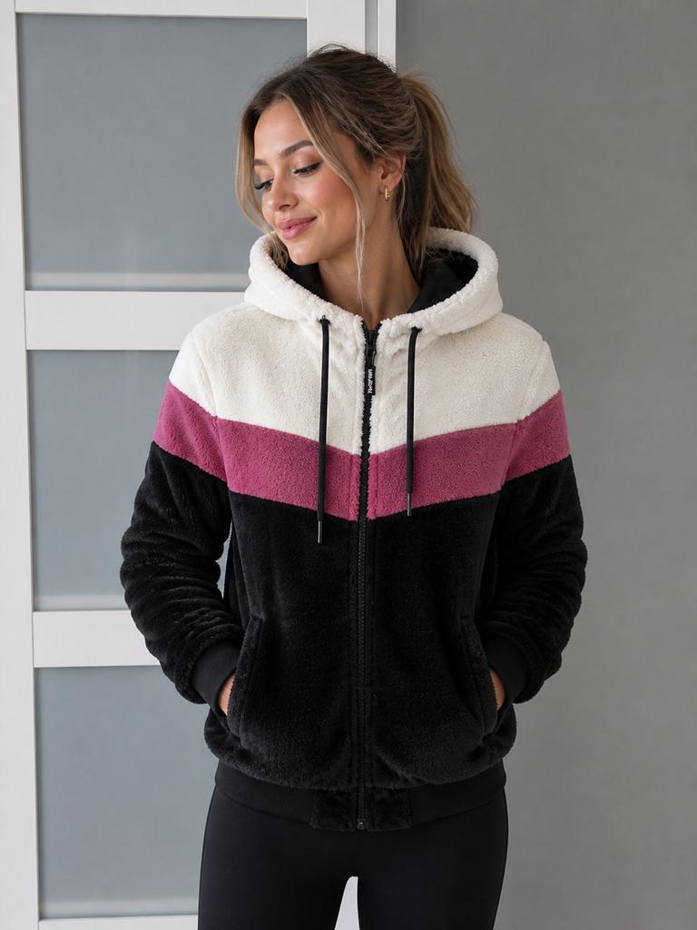 Nielsson vest maat S zwart/wit/roze teddy, Zwart, Ophalen of Verzenden, Zo goed als nieuw, Nielsson