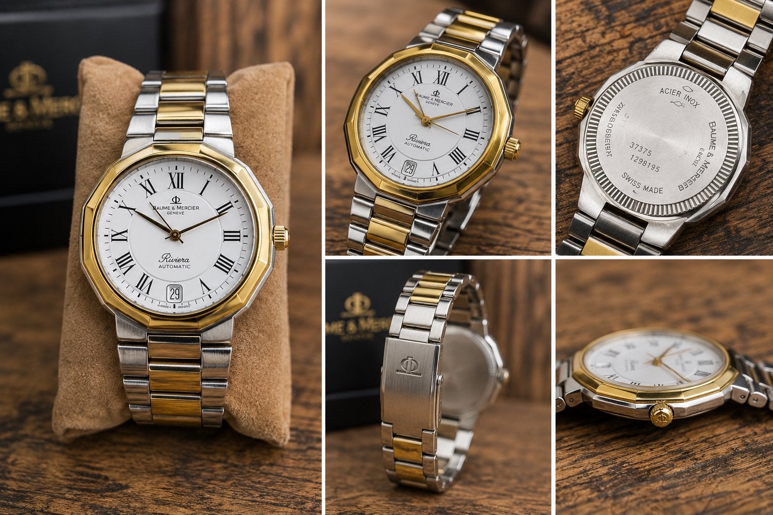 Baume & Mercier Genève automaat, Ophalen of Verzenden, Zo goed als nieuw, Staal, Overige merken