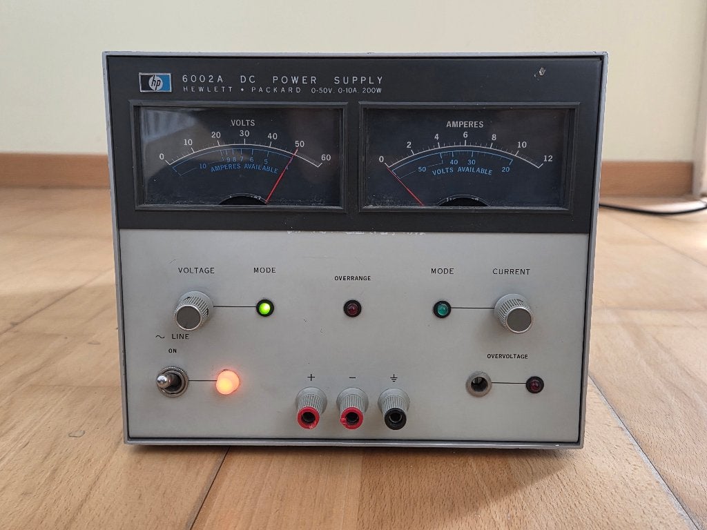Hewlett Packard HP 6002A lab voeding 50 V / 10 A, Ophalen, Gebruikt, Elektriciteit