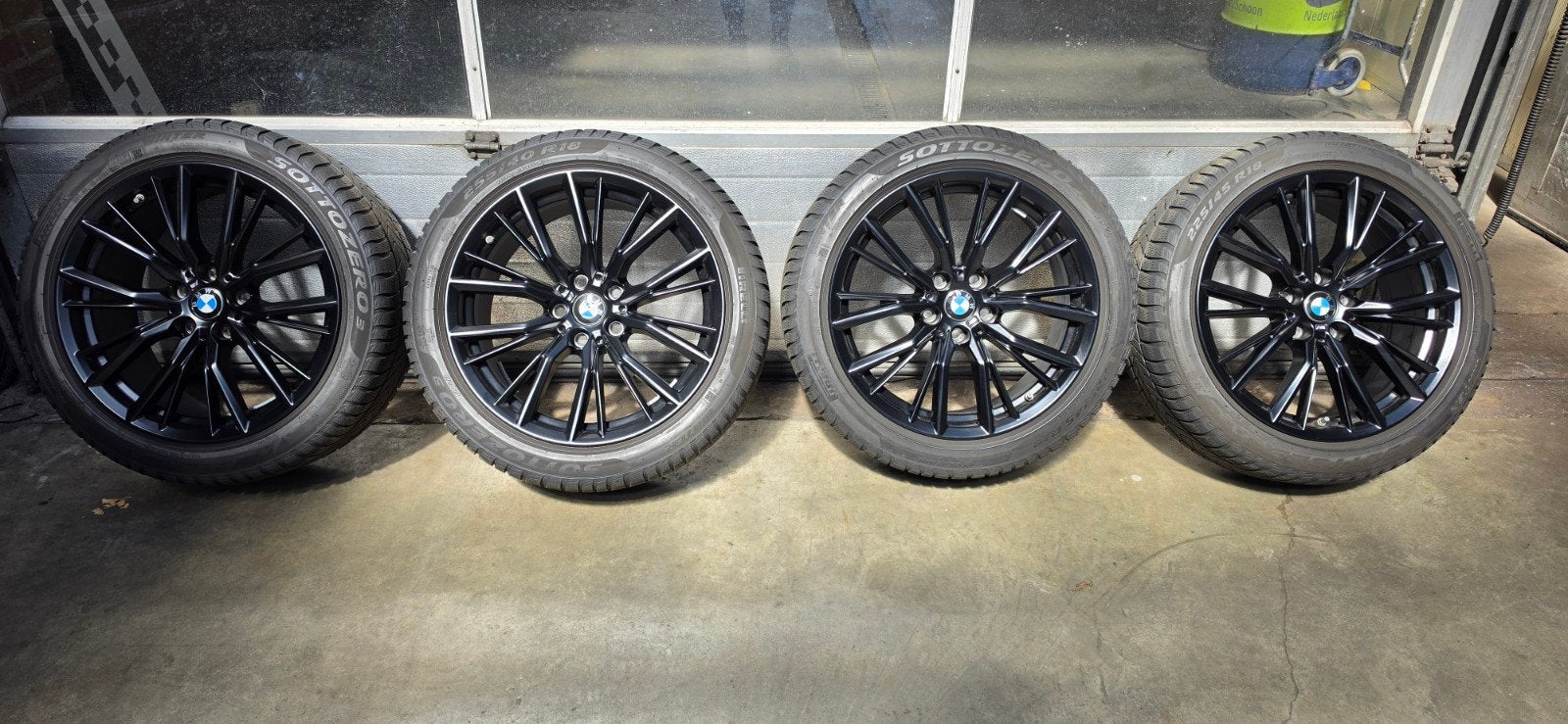 BMW 18 inch velgen met Pirelli Sottozero3 winterbanden, Ophalen, Gebruikt