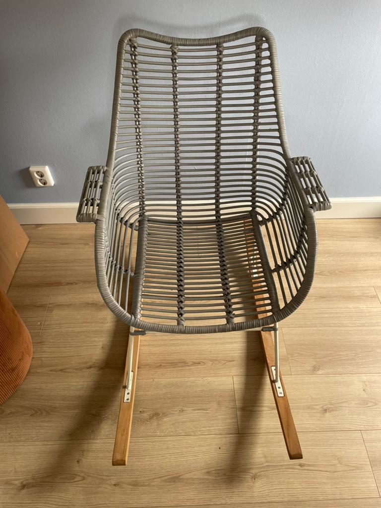 Schommelstoel van Kidsdepot, Huis en Inrichting, Stoelen, Ophalen, Gebruikt, Riet of Rotan, Scandinavisch