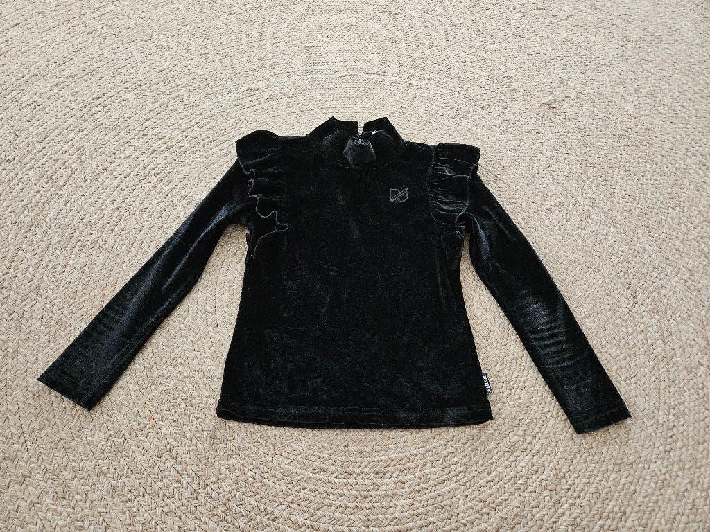 Zwarte top van retour, maat 128, Kinderen en Baby's, Kinderkleding | Maat 128, Meisje, Ophalen of Verzenden, Zo goed als nieuw