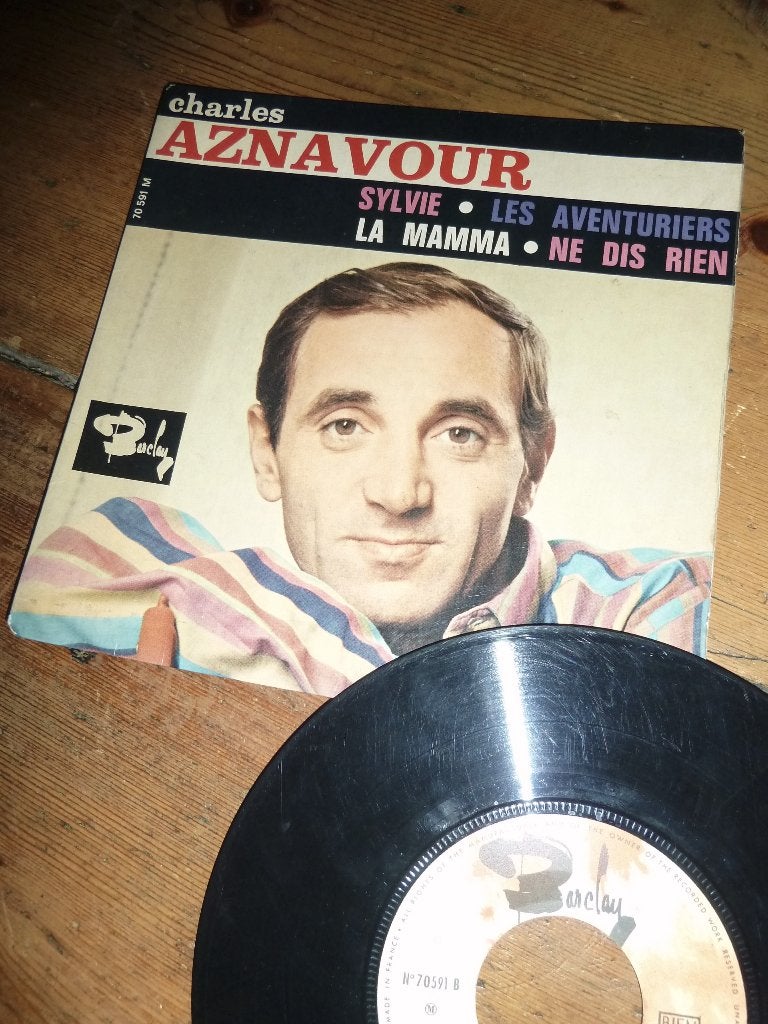EP AZNAVOUR SYLVIE 1963 vs 01, EP, Ophalen of Verzenden, EP