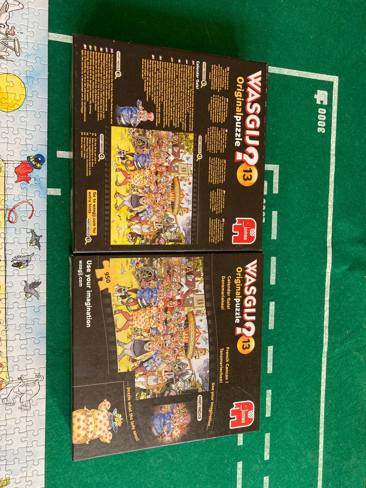 Wasgij puzzel, Ophalen, 500 t/m 1500 stukjes, Zo goed als nieuw, Legpuzzel