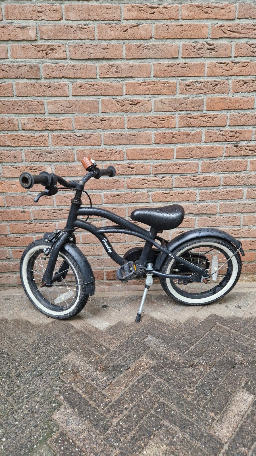 Nogan Harley Kinderfiets 14 inch, Ophalen, Gebruikt, Minder dan 16 inch