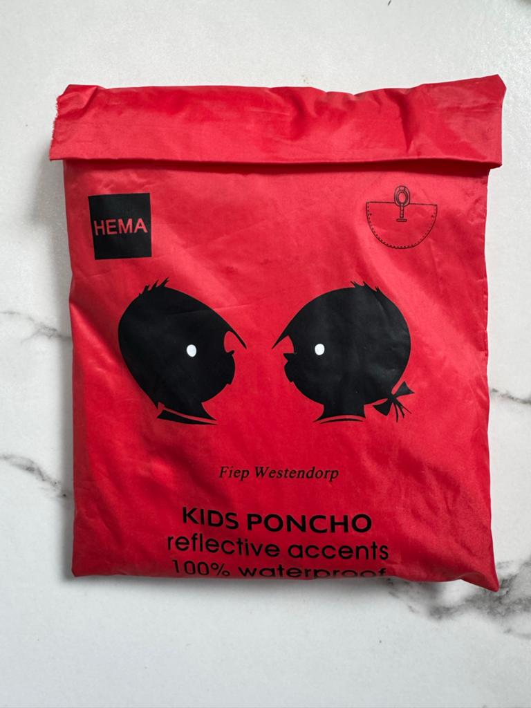 Hema Kids Poncho - Fietsponcho met reflecterende details, Ophalen of Verzenden, Nieuw, Regenpak, Kinderen