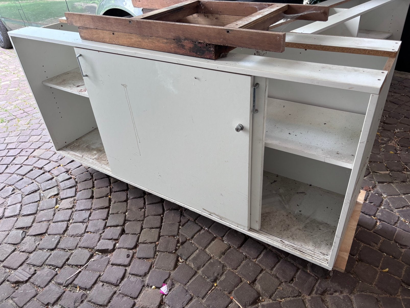 Drie stapelbare kasten - veelzijdige opbergruimte, Ophalen, Overige materialen, Gebruikt, 100 tot 150 cm
