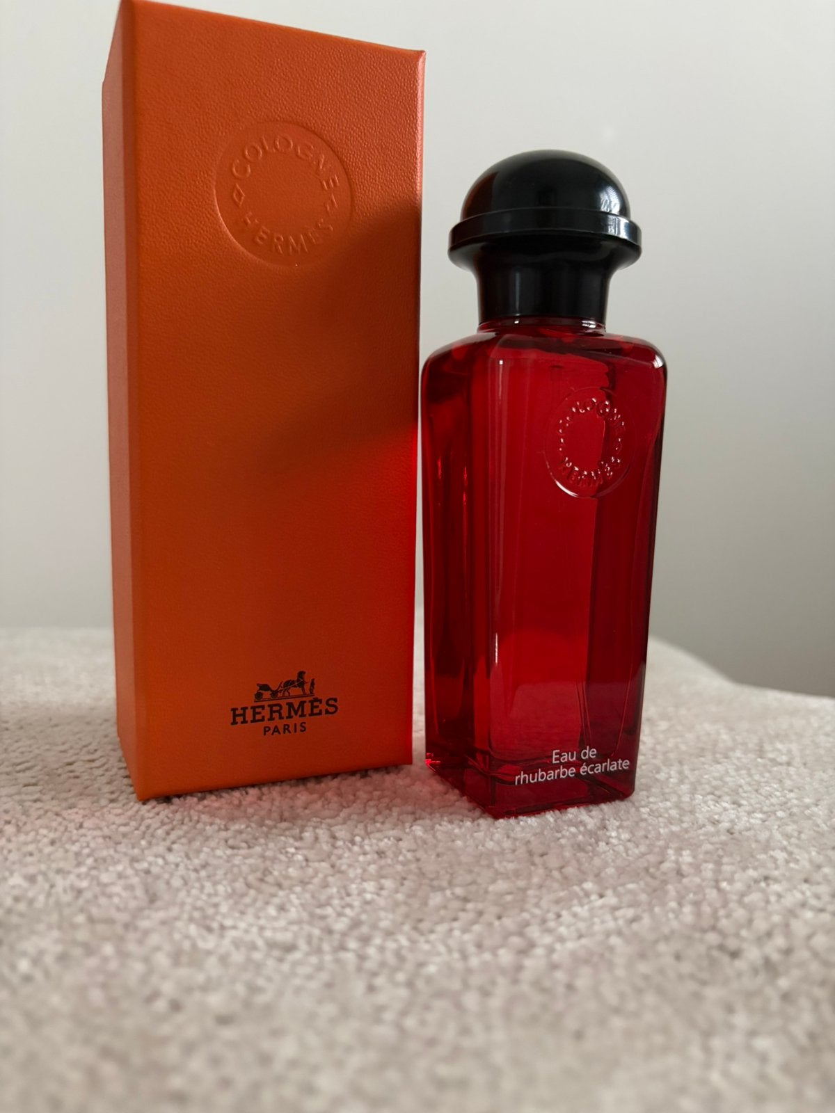 Hermès Eau de Rhubarbe Écarlate 50 ml – met verpakking, Verzenden, Zo goed als nieuw