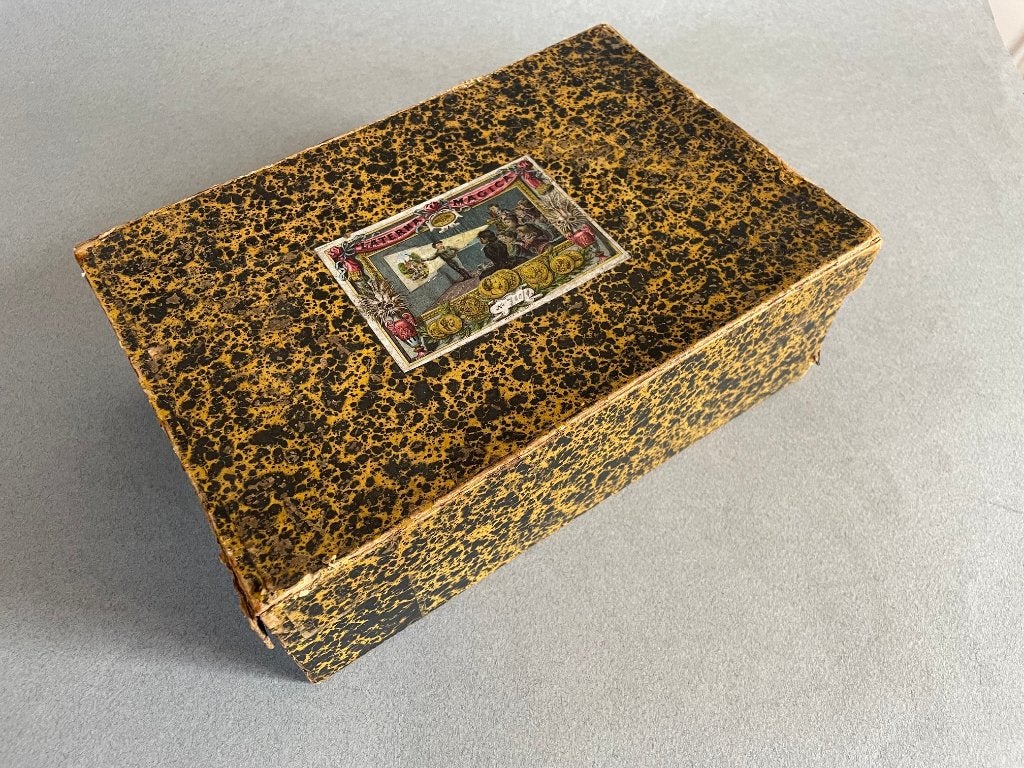 Bijzonder mooie antieke doos van een toverlantaarn 1900, Ophalen of Verzenden