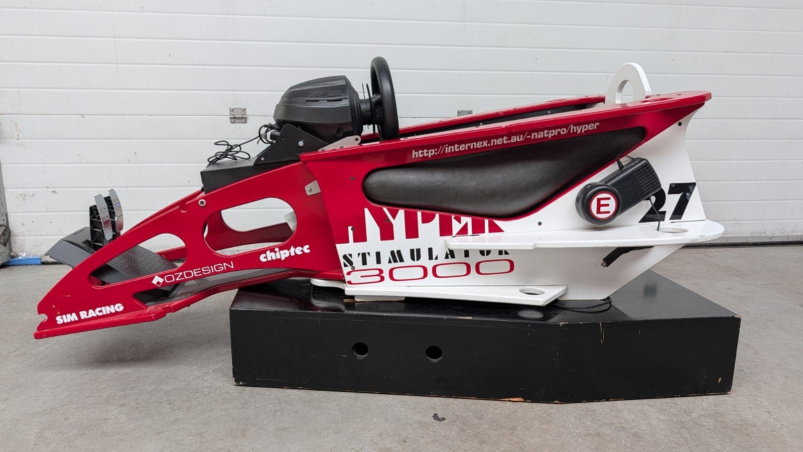 Racesimulator, Ophalen, Zo goed als nieuw