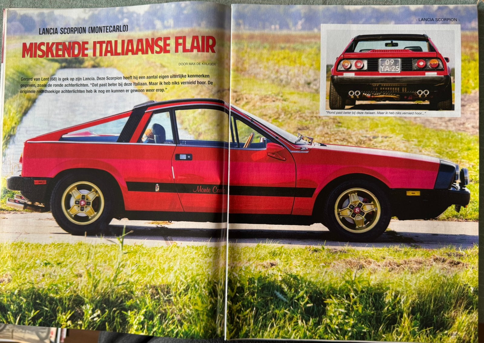 Verslag Lancia Scorpiom Montecarlo, Verzenden, Zo goed als nieuw, Auto's