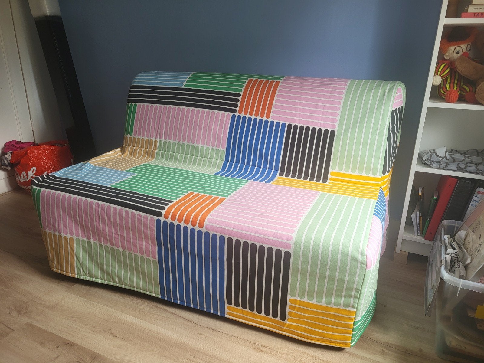 IKEA Lycksele Lova slaapbank - als nieuw, Ophalen, Zo goed als nieuw, Tweepersoons, 140 cm