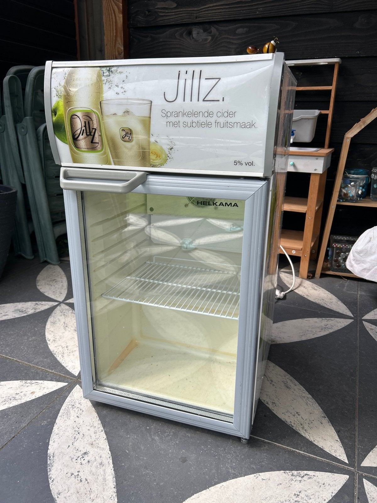 JILLZ Helkama Koelkast - Compact en Stijlvol, Ophalen, Minder dan 75 liter, Zonder vriesvak, Gebruikt