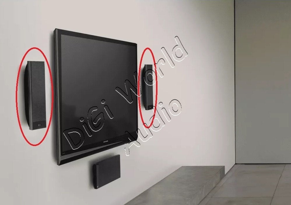 KEF T101 ultra slanke speakers