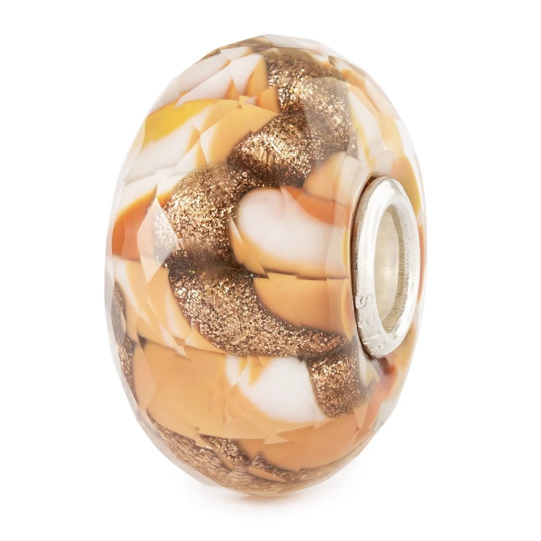 Trollbeads kraal ‘ambervouw’, Glas of Kristal, Nieuw, Ophalen of Verzenden, Trollbeads