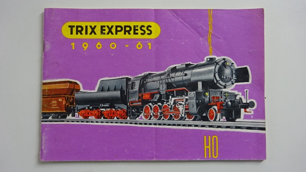 TRIX EXPRESS catalogus 1960/61 - 1961 - 1962 - 1964 - 1965, Gelijkstroom, Trix, Zo goed als nieuw, Analoog