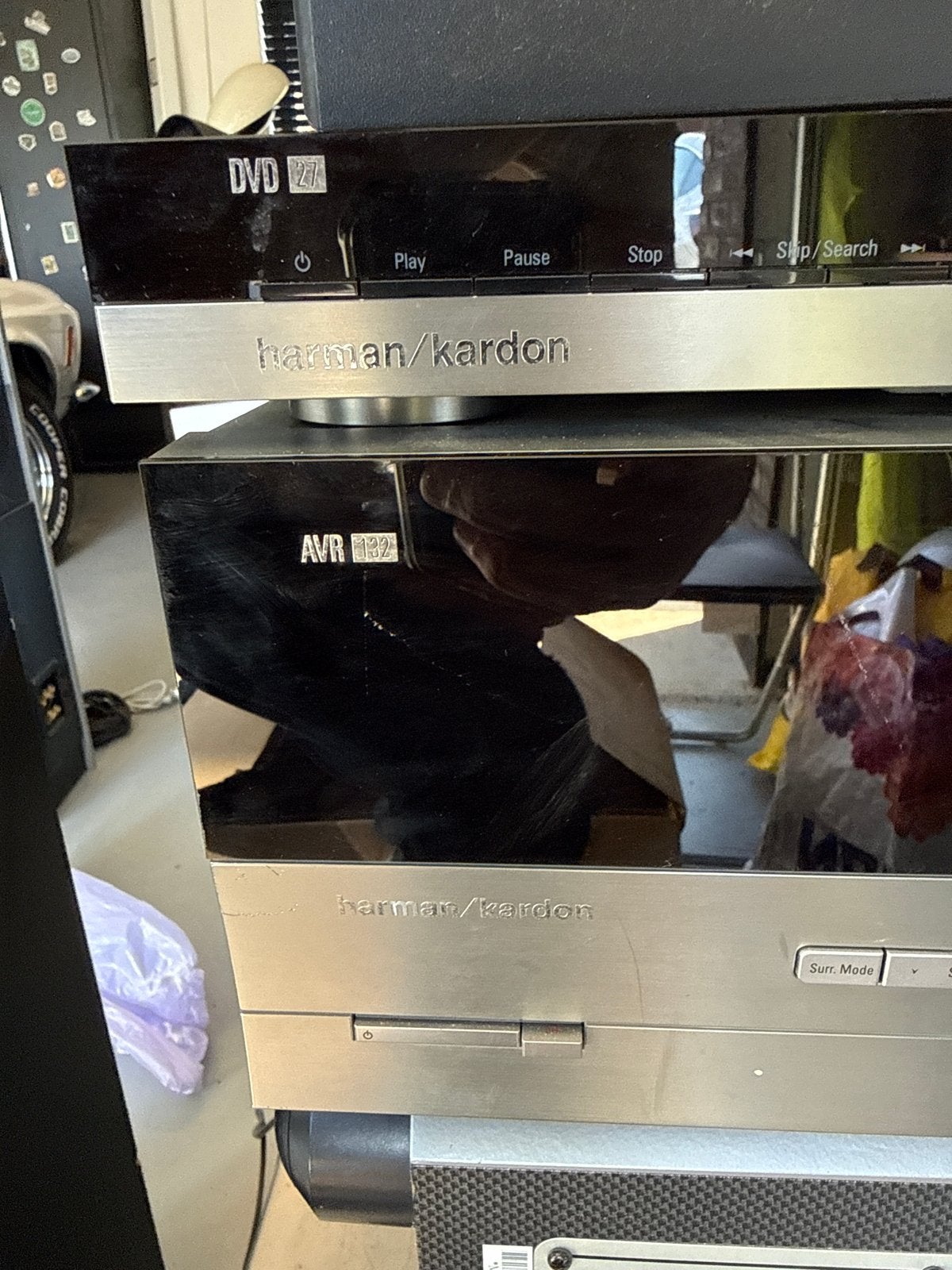Harman/Kardon Versterker AVR + DVD 27 dvd-speler, Ophalen, Gebruikt, Dvd-speler, Overige merken