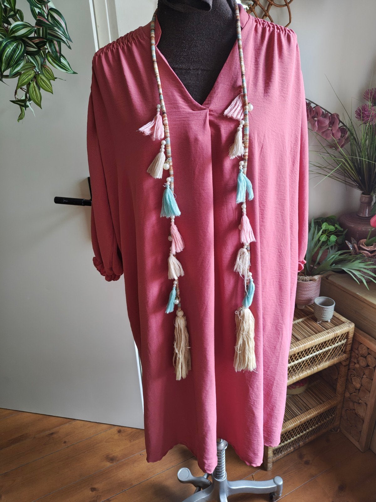 jurk xxl rose, Kleding | Dames, Jurken, Maat 46/48 (XL) of groter, Ophalen of Verzenden, Zo goed als nieuw, Roze