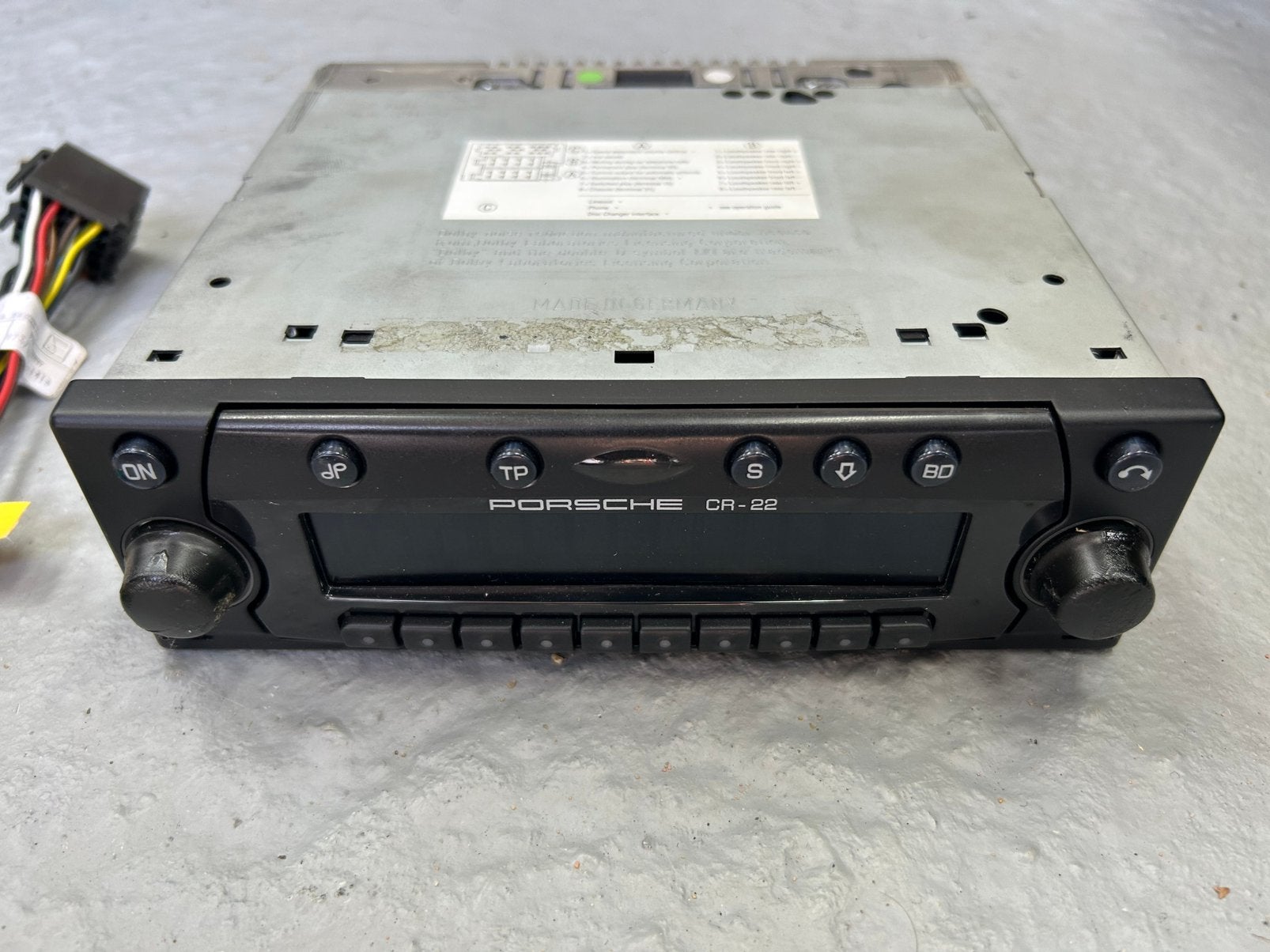 Porsche CR22 radio casette, Auto diversen, Verzenden, Gebruikt