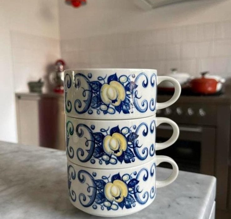 Cadiz Villeroy & Boch mokken soepkommen vintage, Ophalen of Verzenden, Kom(men), X, Overige stijlen
