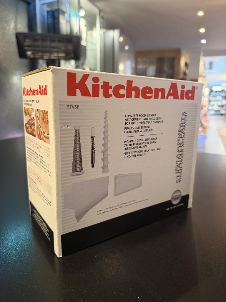 KitchenAid - Groente- en fruitzeef / food grinder accessoire, 4 liter of meer, Ophalen, Nieuw, 3 snelheden of meer