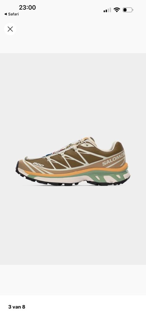 Salomon XT-6 47 1/3 Coyote Brown Safari Sahara Sun, Ophalen of Verzenden, Zo goed als nieuw, Bruin