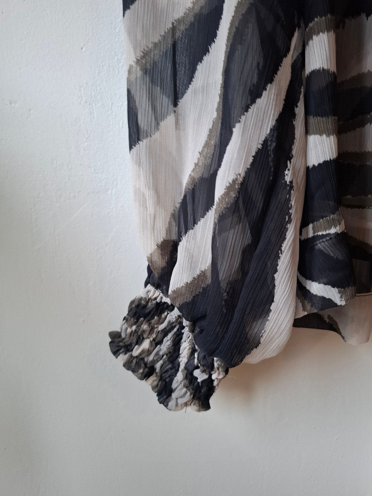 Studio Anneloes zebraprint Crêpe blouse met maat S/3, Studio Anneloes, Meerkleurig, Ophalen of Verzenden, Maat 36 (S)