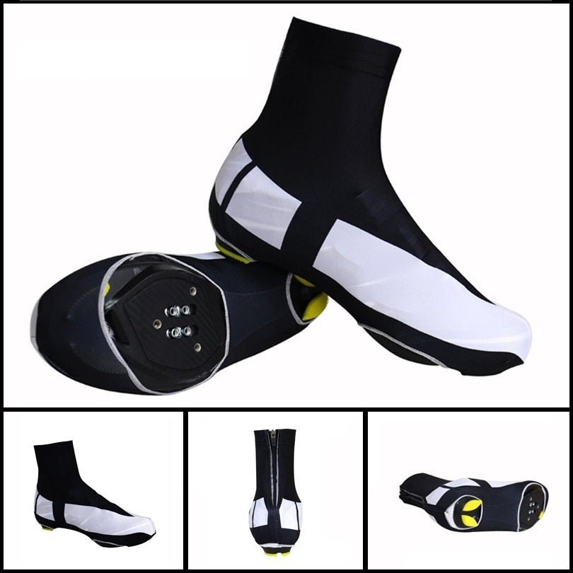 Fietsoverschoenen M 39 40 zwart wit racefiets overschoenen, Ophalen of Verzenden, Nieuw, Kleding