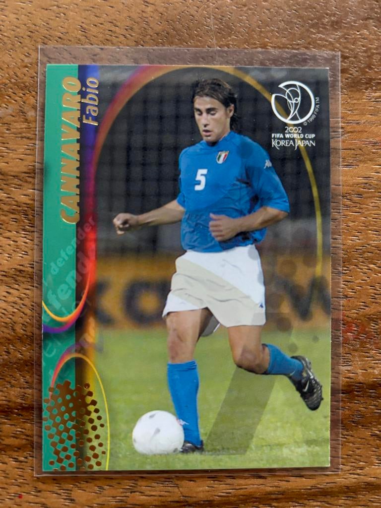 Fabio Cannavaro FIFA World Cup 2002 Spelerskaart, Ophalen of Verzenden, Zo goed als nieuw, Buitenlandse clubs, Spelerskaart