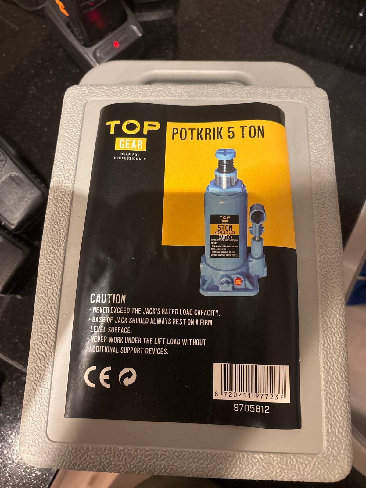 5 Ton Hydraulische Potkrik - Top Gear, Ophalen of Verzenden, Gebruikt, Hydraulisch, Potkrik