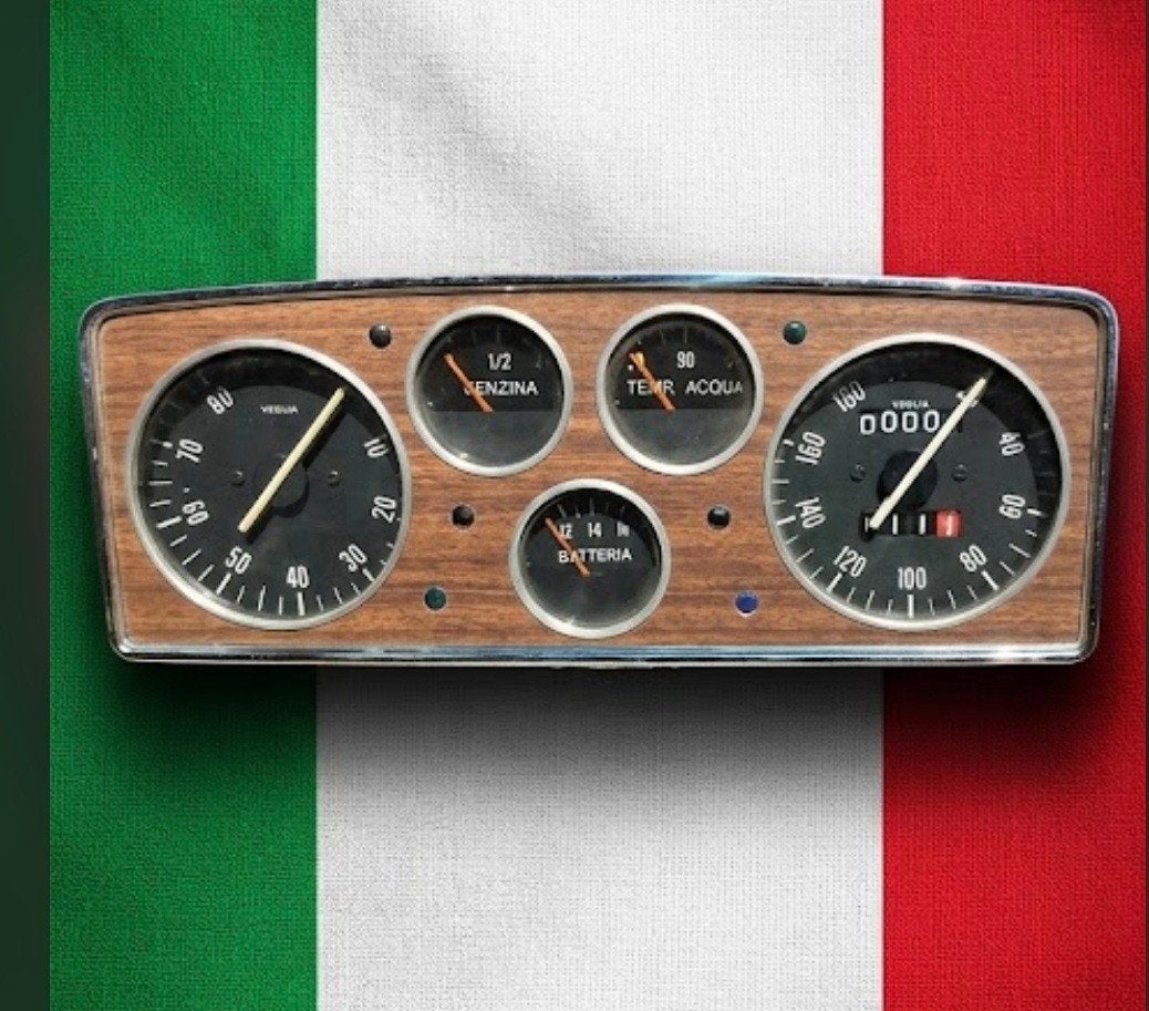 klassiek veglia dashboard 5 oa Fiat 500 Gianni  850 124, Ophalen of Verzenden, Gebruikt, Fiat