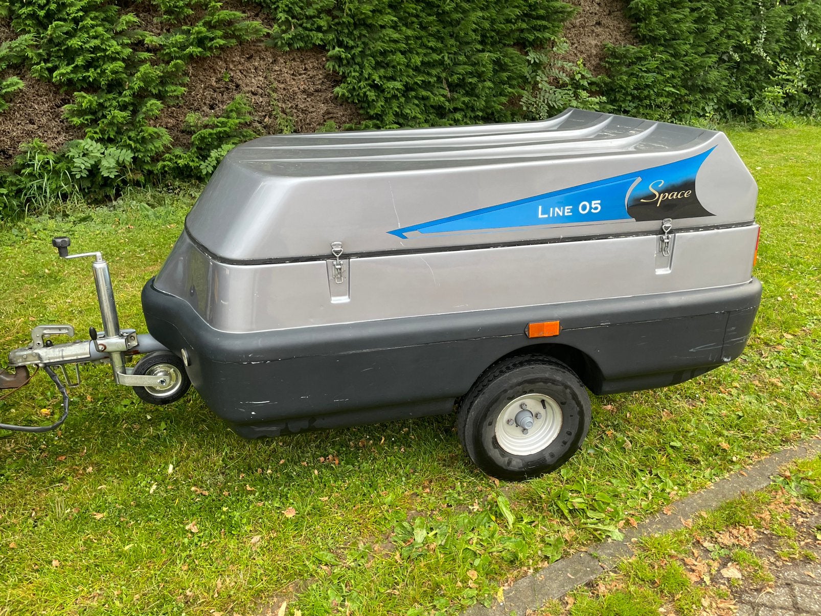 Onderhoudsvrije polyester bagagewagen met LED verlichting., Auto diversen, Aanhangers en Bagagewagens, Ophalen, Gebruikt