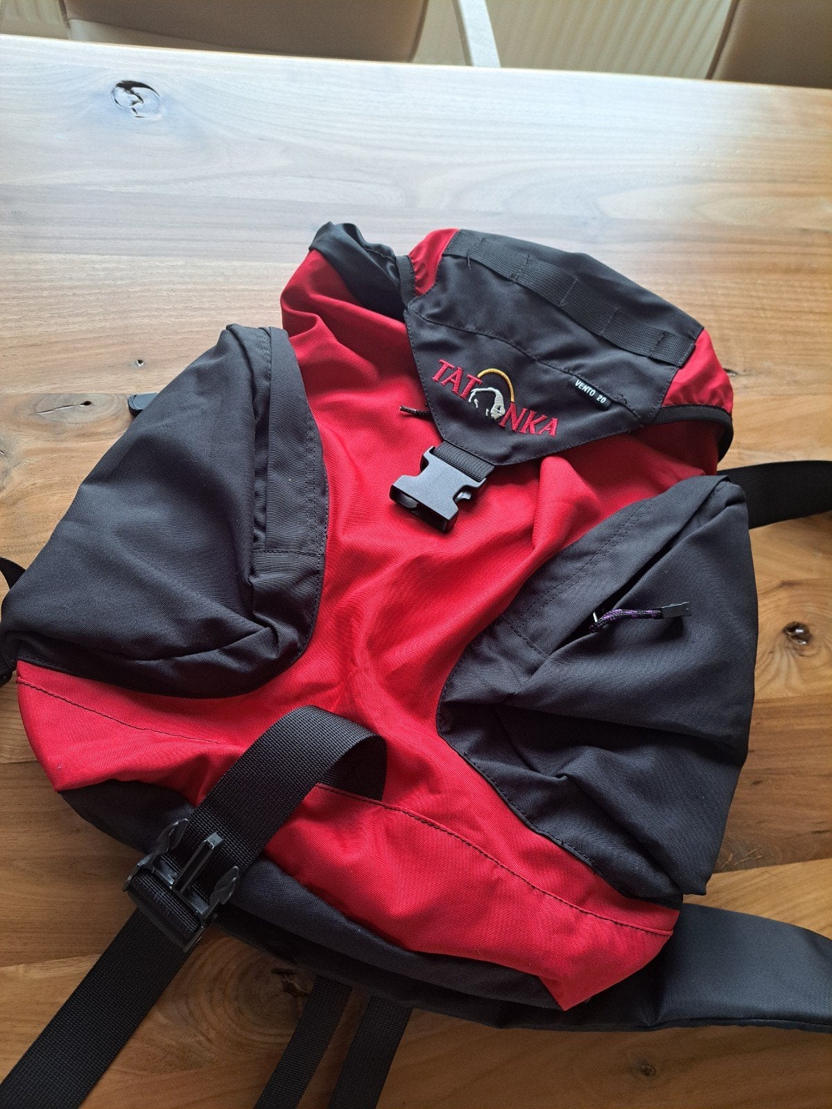 Tatonka Vento 20 Rugzak - Rood/Zwart, Ophalen of Verzenden