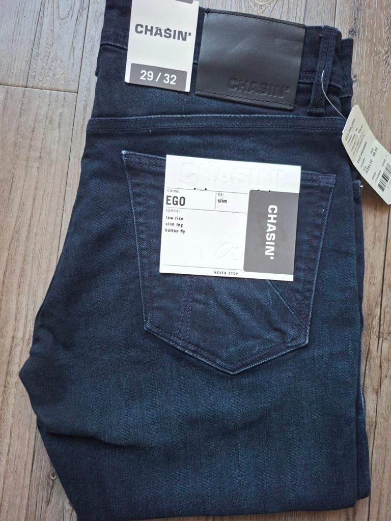 CHASIN Ego slimfit jeans W29 L32, Chasin, Blauw, Nieuw, W32 (confectie 46) of kleiner