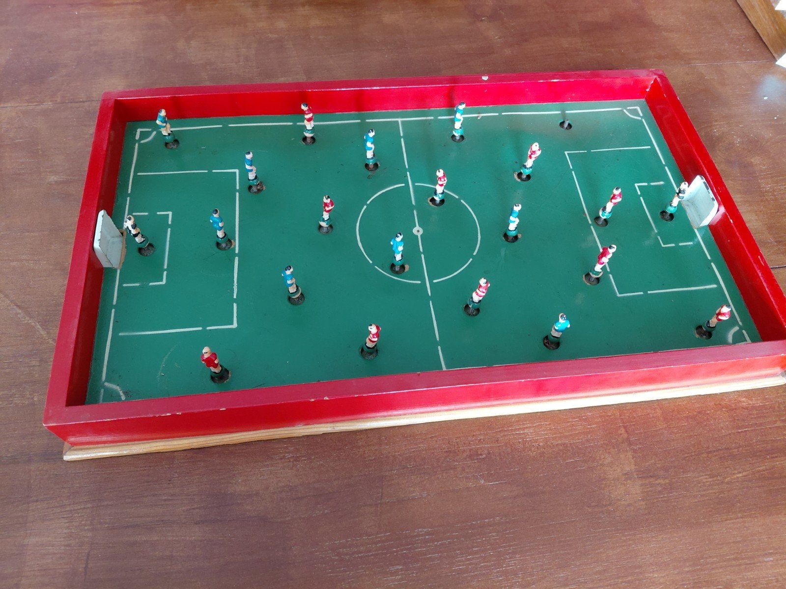 Vintage voetbalspel met doos - Jaren '50, Ophalen of Verzenden, Gebruikt, Jongen of Meisje