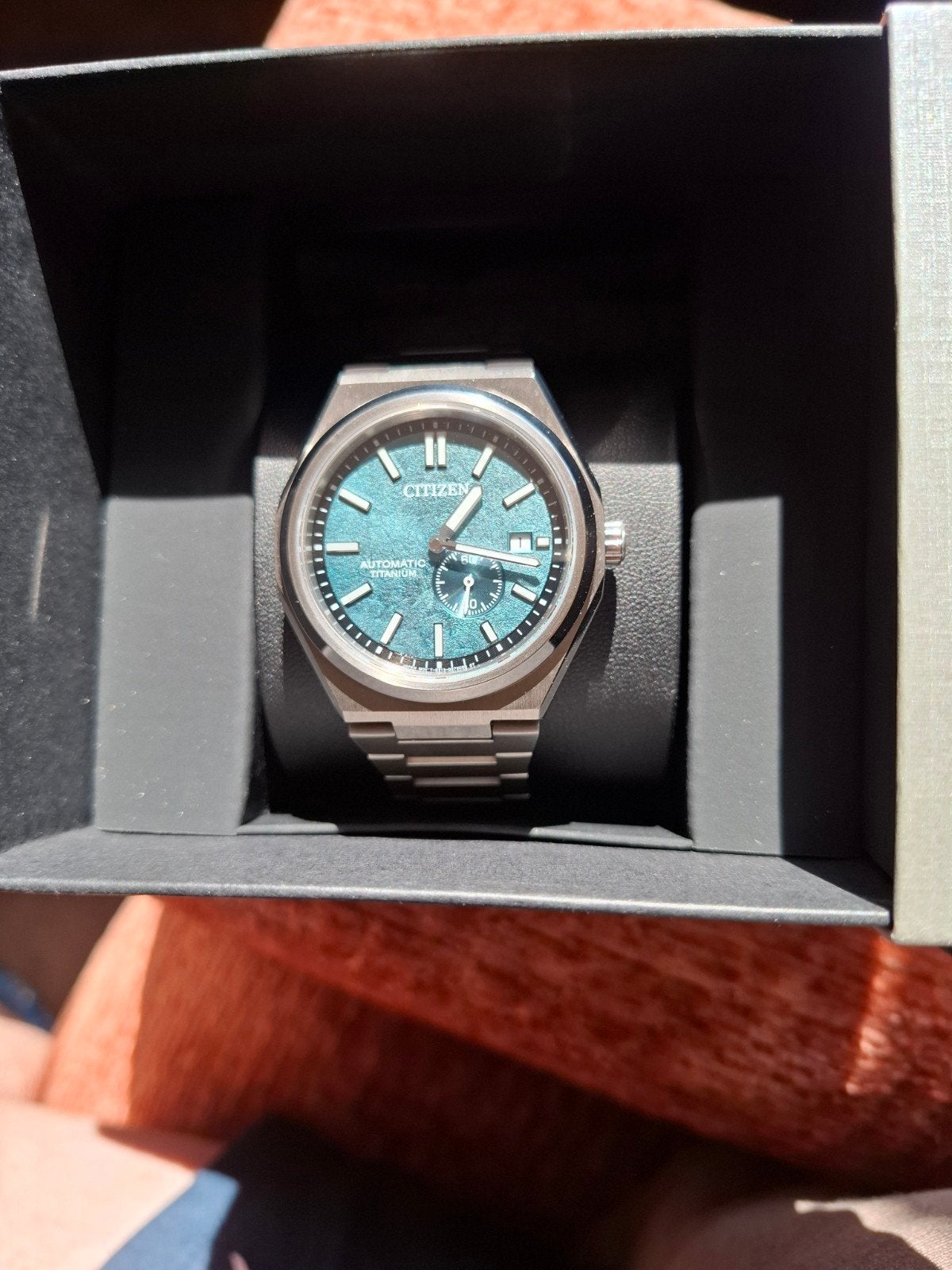 Citizen Automatic Titanium Herenhorloge - Zo goed als nieuw, Overige materialen, Overige materialen, Ophalen of Verzenden, Zo goed als nieuw