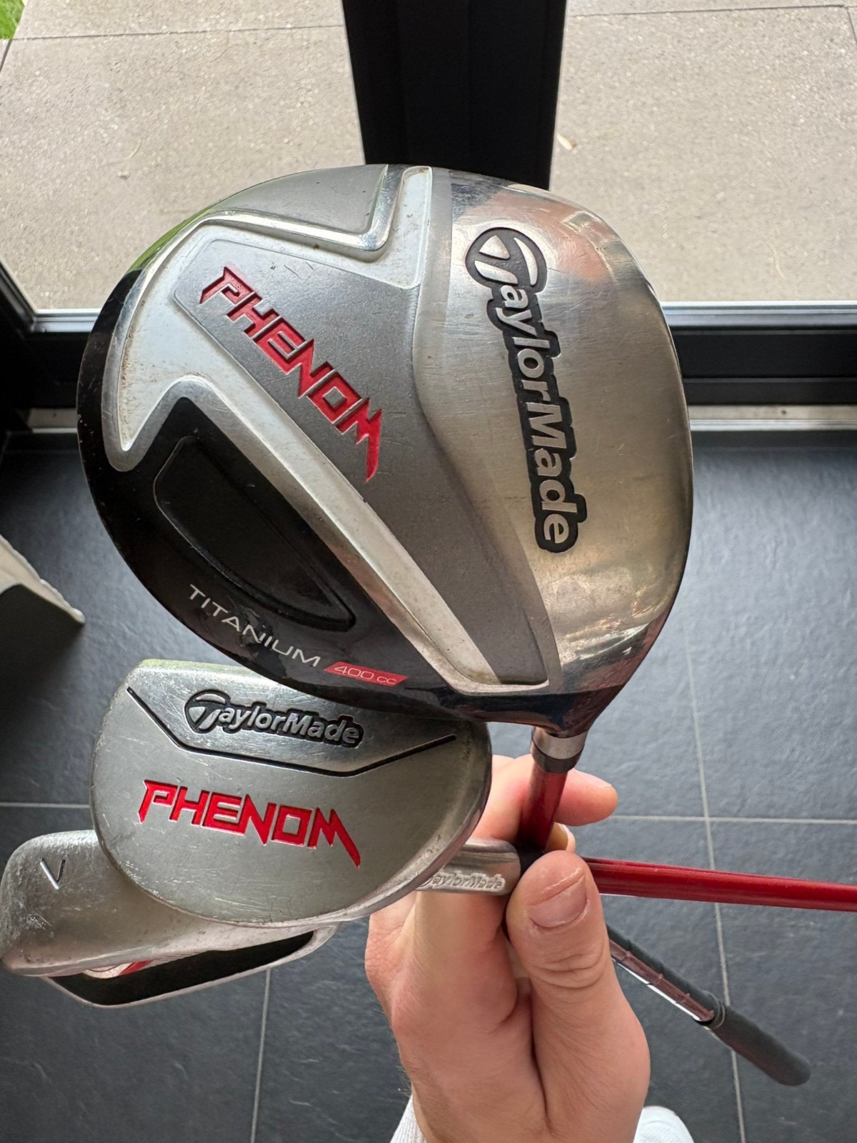 Taylormade PHENOM junior set - putter - driver - ijzer 7, Ophalen of Verzenden, Zo goed als nieuw, Club