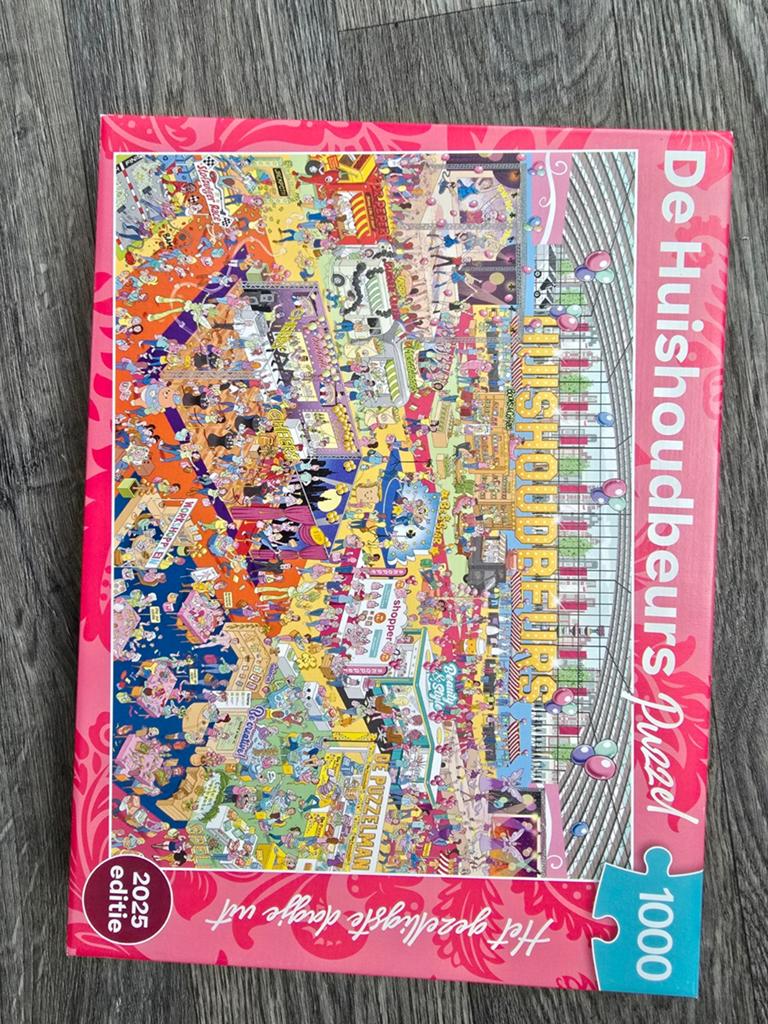 De Huishoudbeurs Puzzel 2025 - 1000 stukjes, Ophalen of Verzenden, 500 t/m 1500 stukjes, Nieuw, Legpuzzel