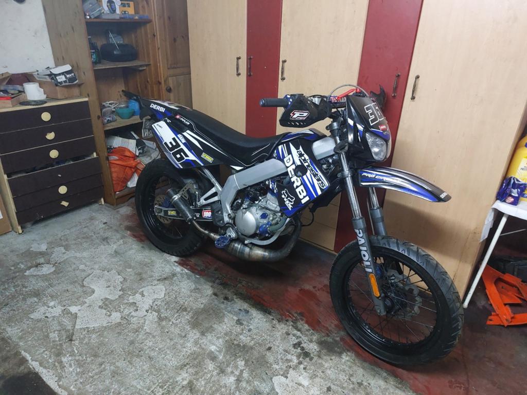 derbi senda 88. Met kenteken, Ophalen