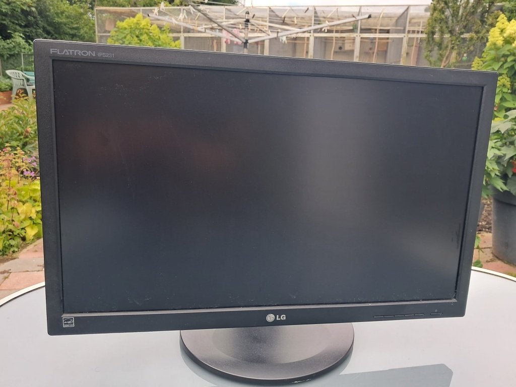 LG computerscherm, Computers en Software, Monitoren, Ophalen, Gebruikt, IPS, In hoogte verstelbaar