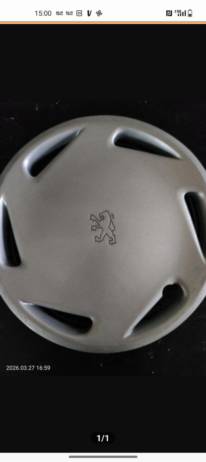 Peugeot wieldoppen 13 inch, Auto diversen, Wieldoppen, Ophalen of Verzenden, Gebruikt