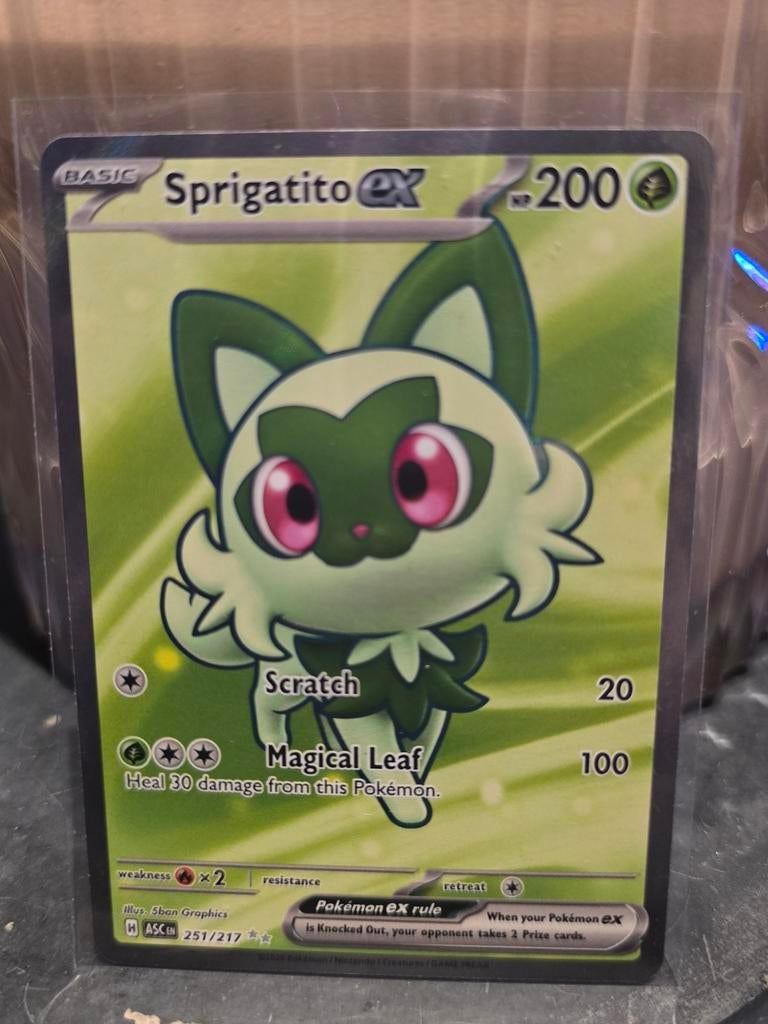 Sprigatito ex 251/197 Pokémon kaart, Ophalen of Verzenden