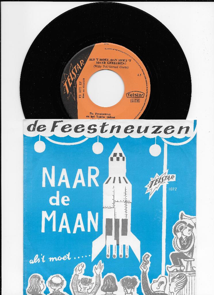 piraten single van De Feestneuzen, 7 inch, Ophalen of Verzenden, Zo goed als nieuw, Levenslied of Smartlap