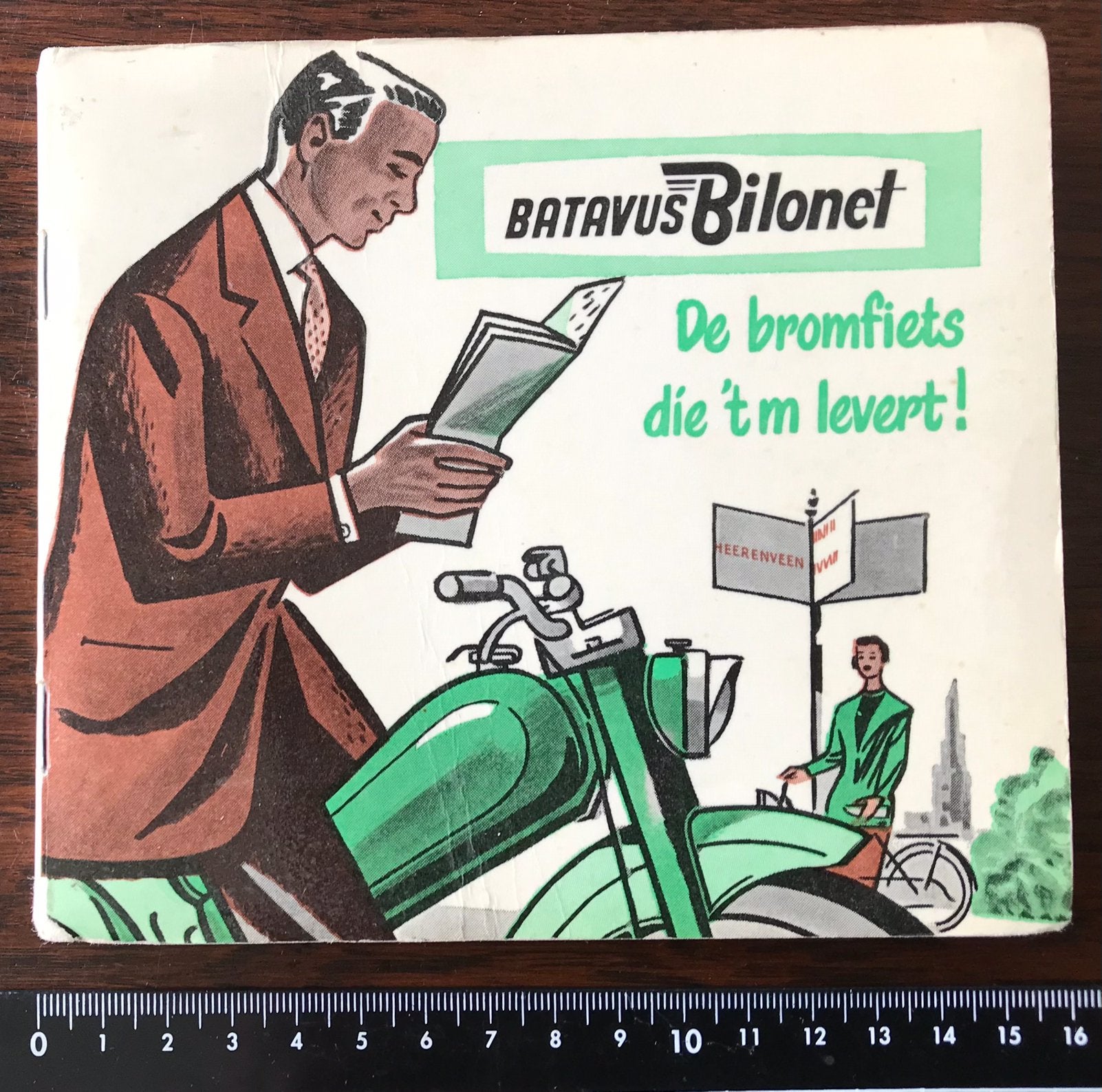 Oude Bromfiets Batavus Bilonet Onderhoud Boekje, Ophalen of Verzenden, Zo goed als nieuw, Overige typen