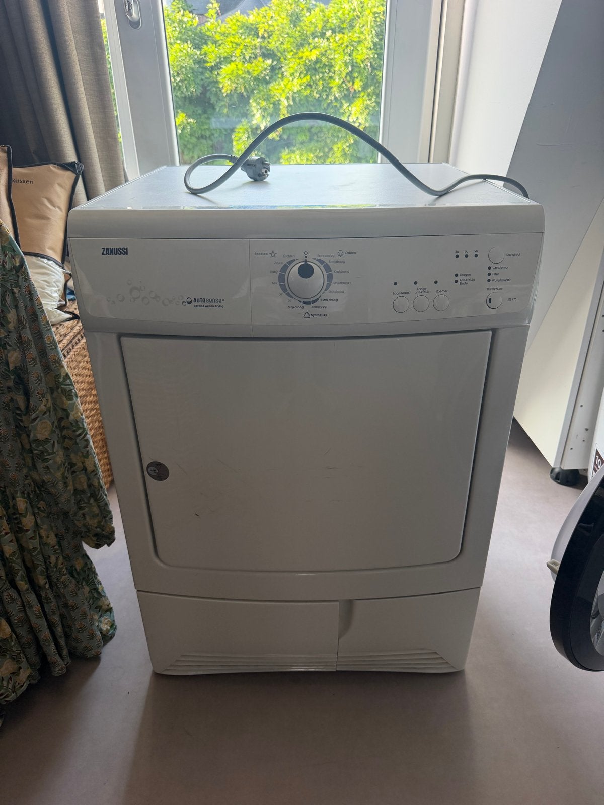 Zanussi ZT E170 Condensdroger - Goede Staat, Ophalen, 6 tot 8 kg, Gebruikt, Voorlader