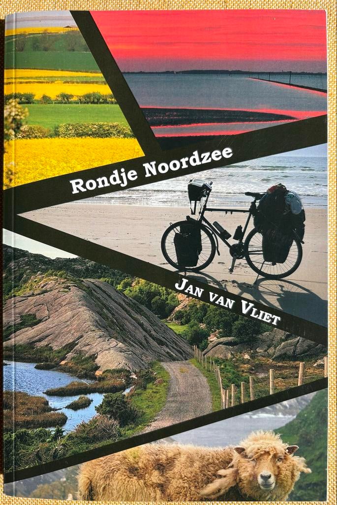 Rondje Noordzee - Fietsreisboek door Jan van Vliet, Overige merken, Fiets- of Wandelgids, Europa, Nieuw